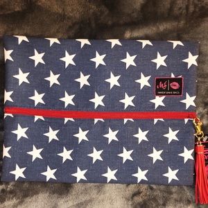 NWT Makeup Junkie Bag-Red, White, & Beautiful